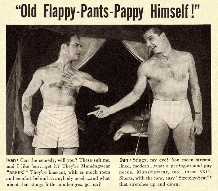 Found this ad for men's underwear while reading news. Well I'd for one wear  em : r/AccidentalComedy