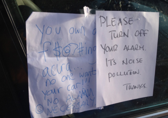 9+ of the Most Passive Aggressive Notes Ever Left on Cars