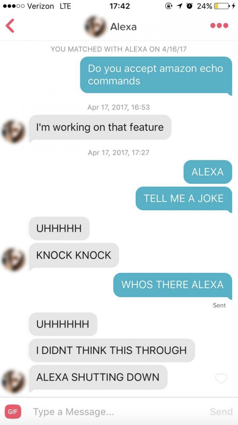 15 Tinder Conversations That Were Actually Funny