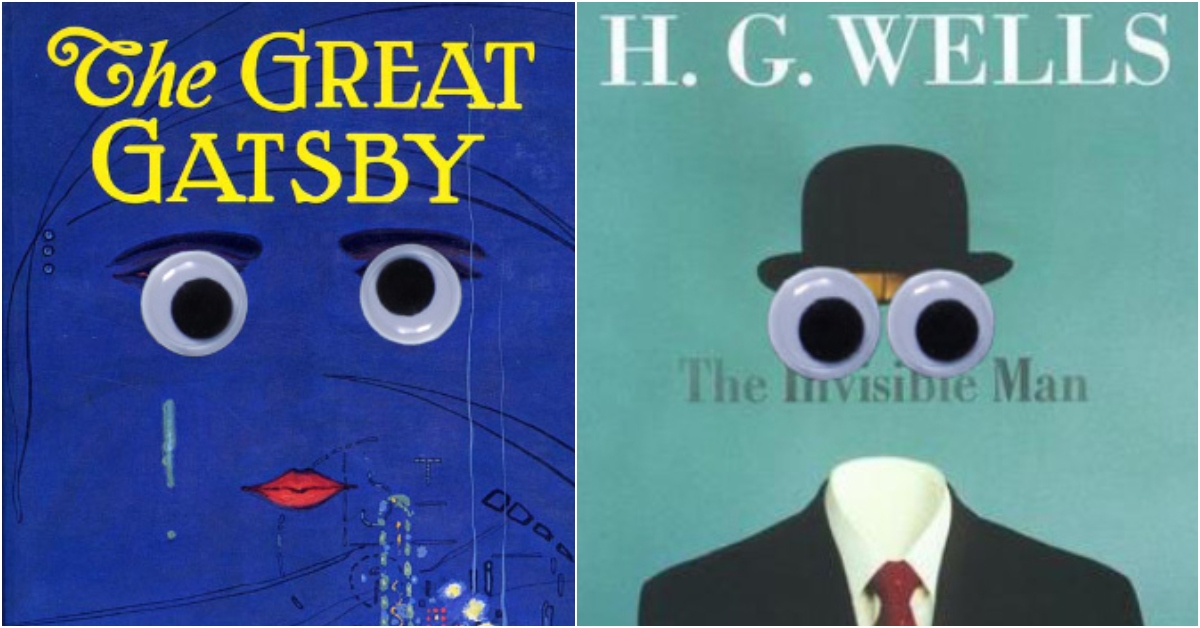 Book Covers That Were Improved with Googly Eyes