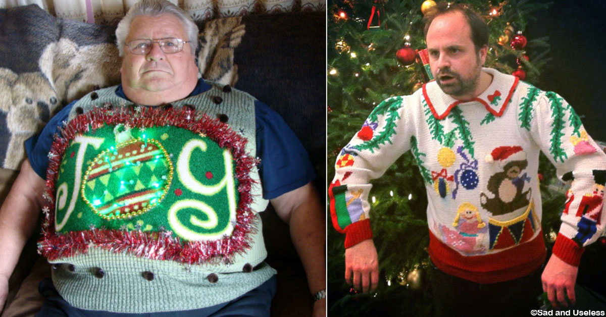 Take a Look at Some of the Ugliest Christmas Sweaters of All Time