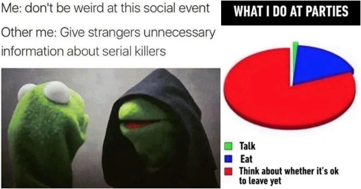 20 Hilarious Memes for People Who Don't Know How to Act at Parties