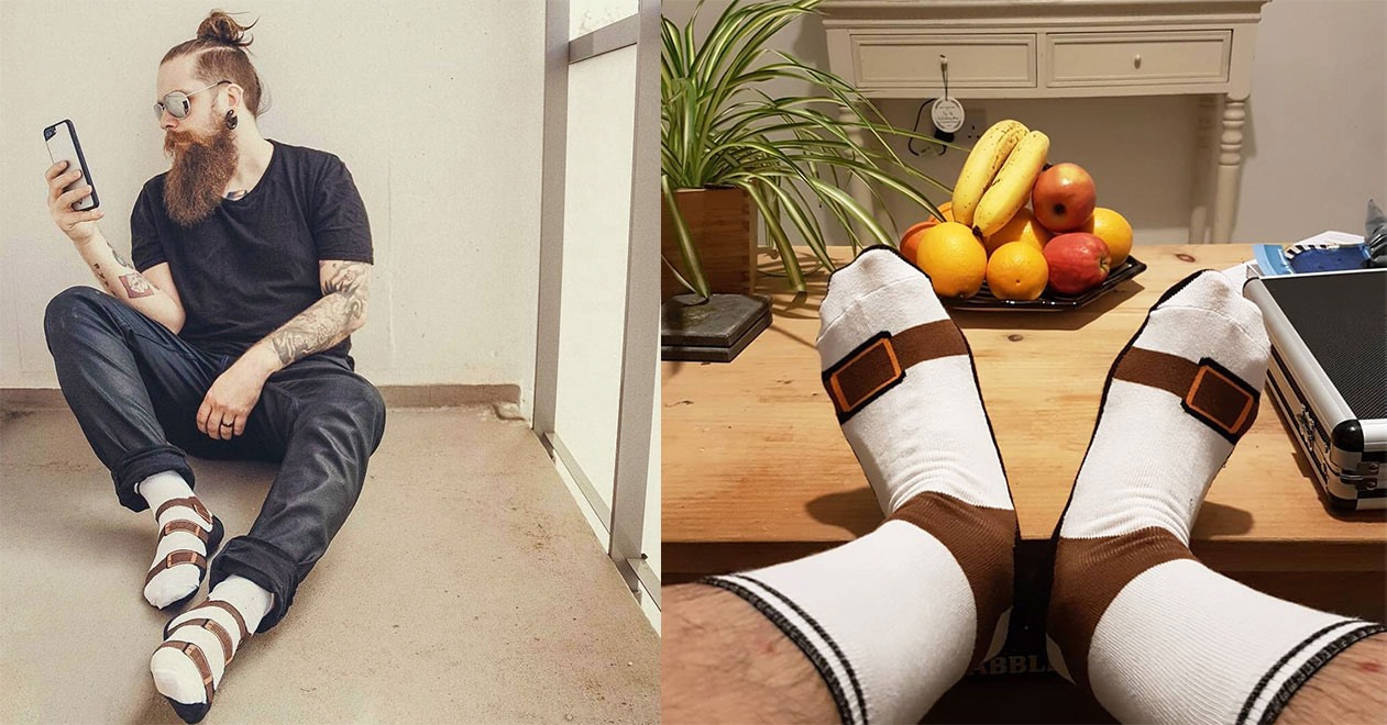 These Socks Make You Look Like You're Wearing Socks With Sandals