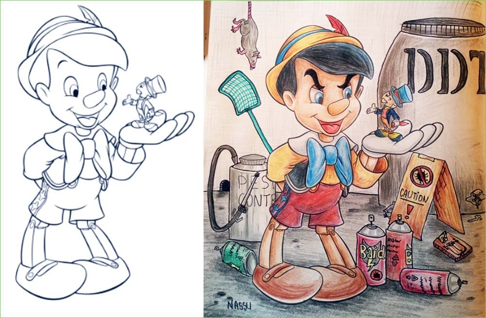 These "Coloring Book Corruptions" Will Make You Laugh and Want to Break